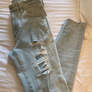 High rise jeans